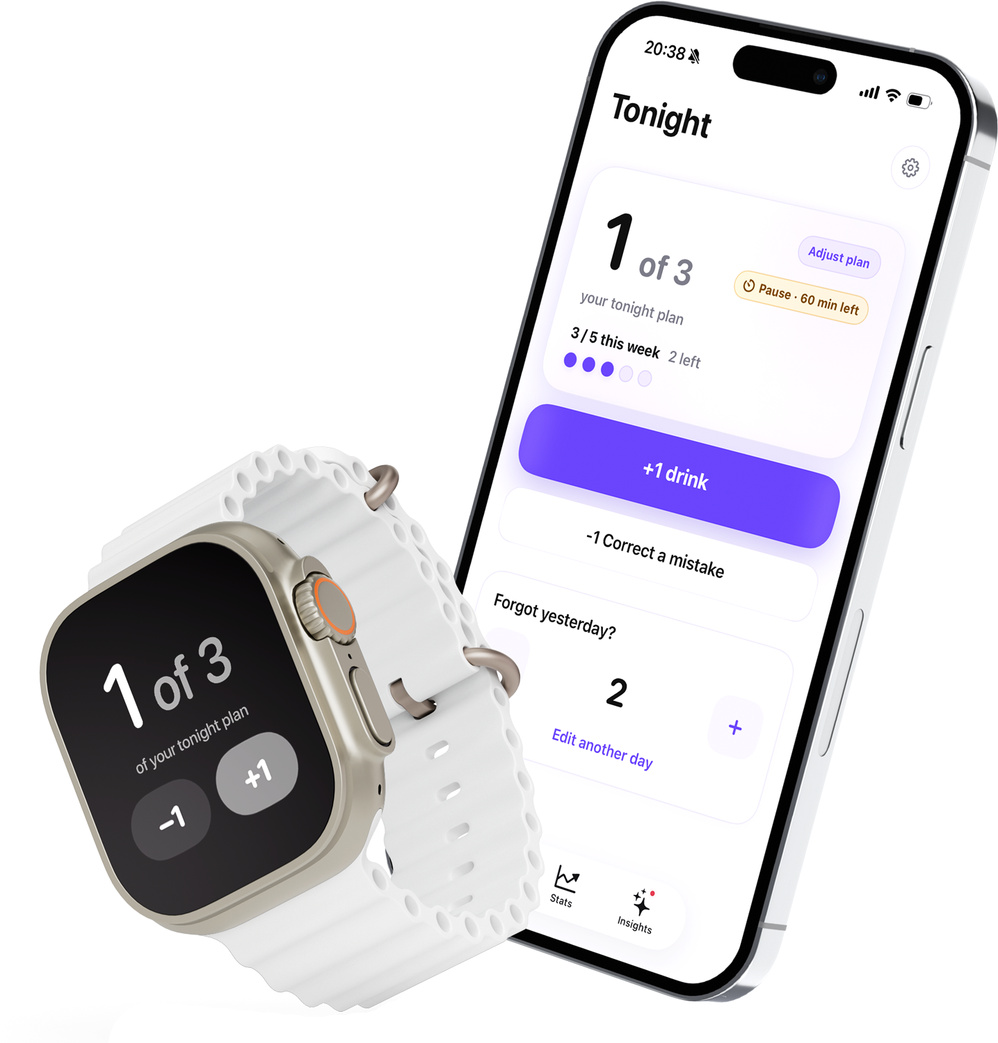 Modero on iPhone and Apple Watch